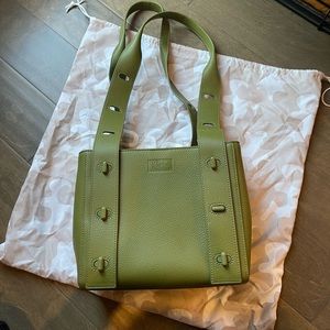 Green Dagne Dover Tokyo Turnlock Tote bag